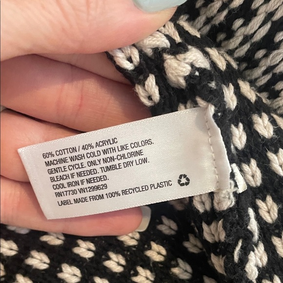 Knox Rose Black and Cream Cardigan - Picture 4 of 9